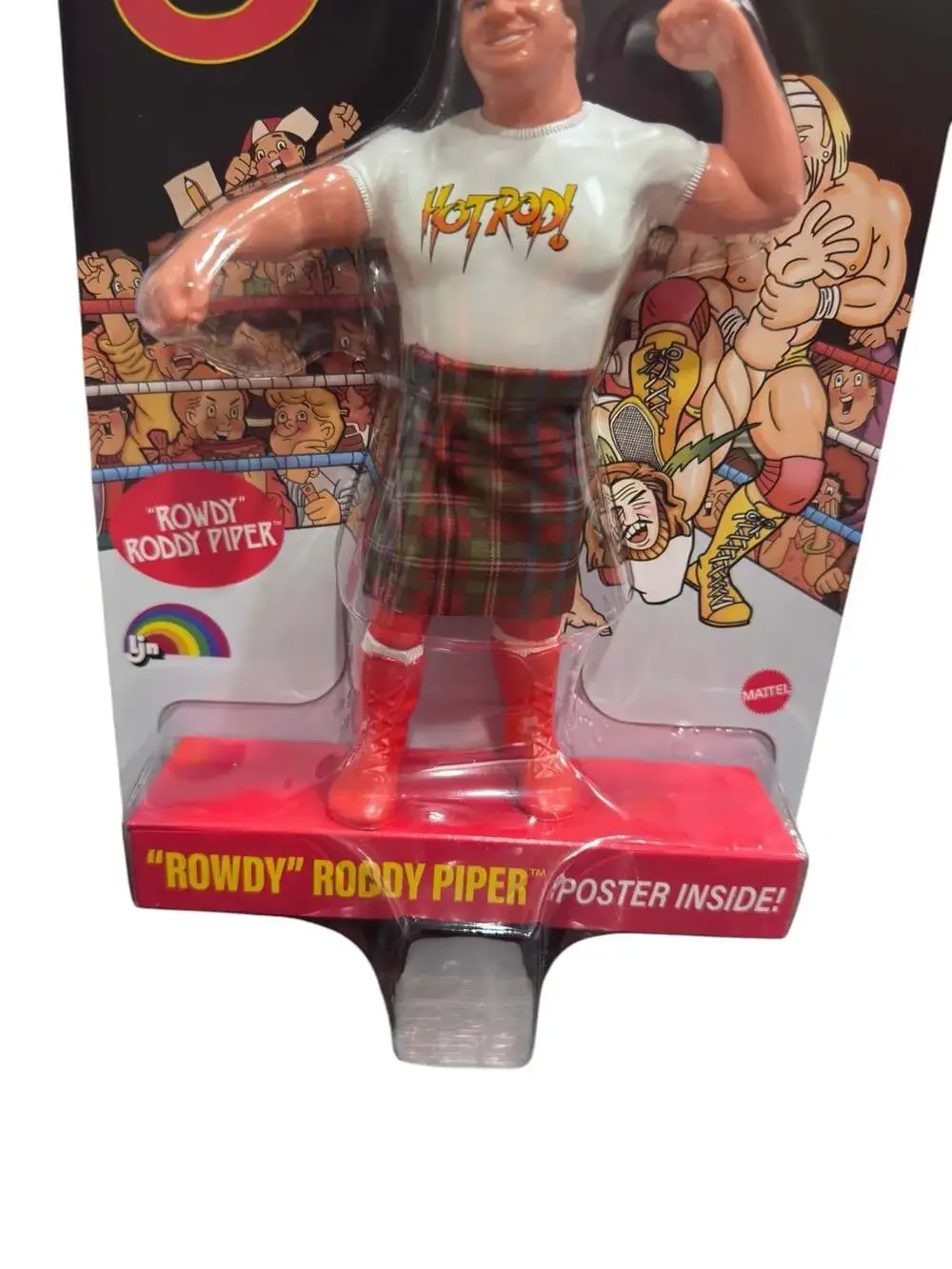 WWE Mattel Superstars LJN Series 3 “Rowdy” Roddy Piper Black Card Chase